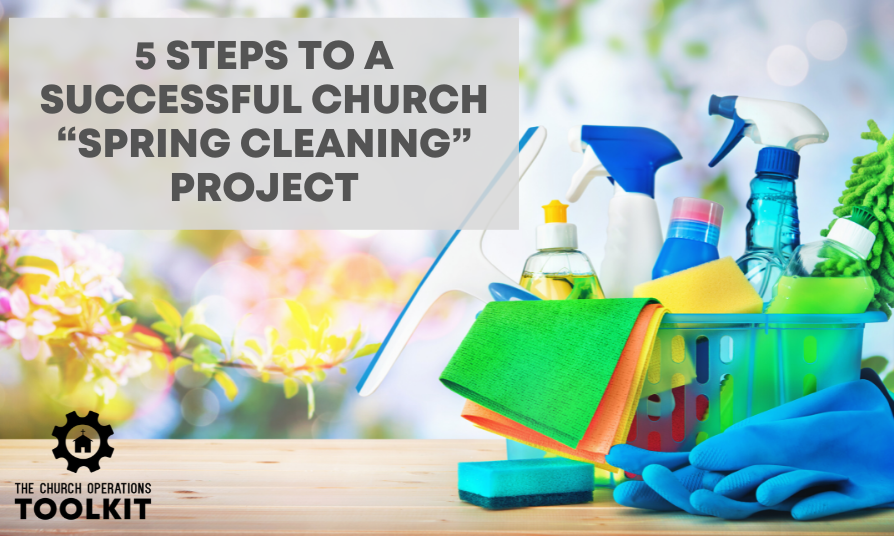 church spring cleaning