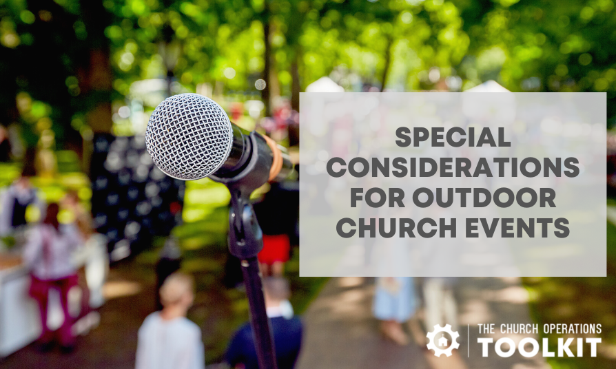 outdoor church events