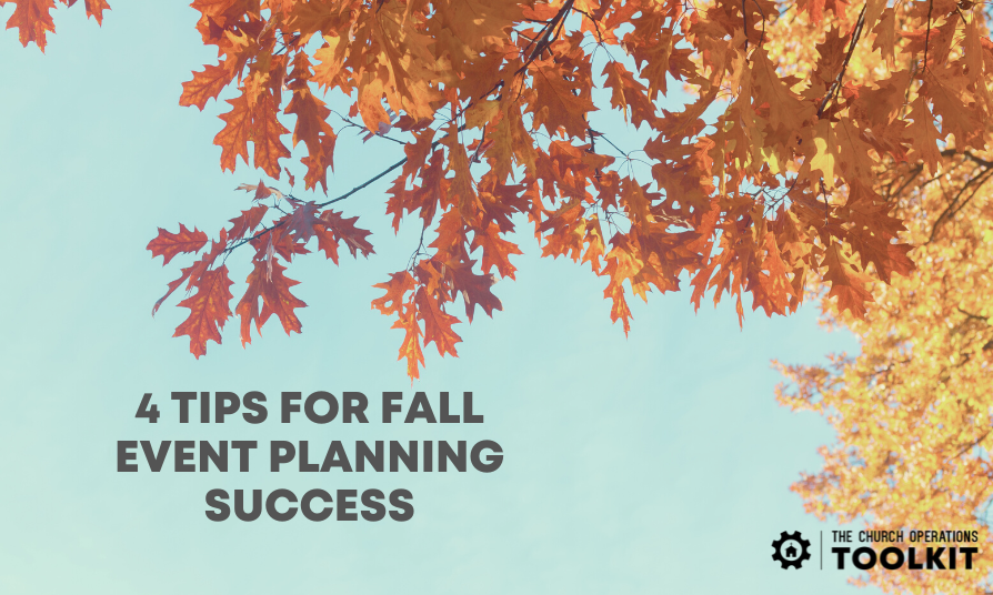 Fall event planning